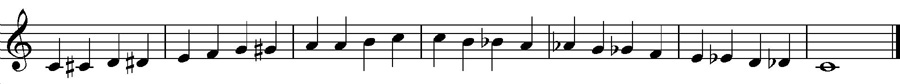 chromatic scale